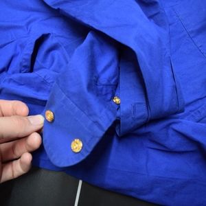 RALPH LAUREN GOLD DETAILED BUTTON DOWN